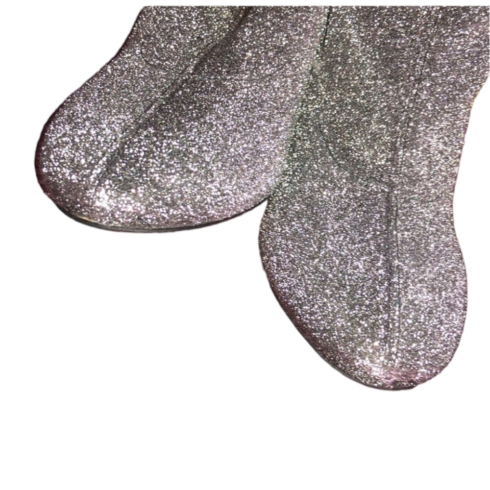 Micheal Kors size 10 metallic silver stretch boots from MK store - Picture 8 of 14